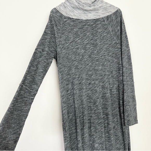 Free People Beach One Size Cocoon Gray Cowl Funnel
Neck Maxi Dress - Picture 9 of 9